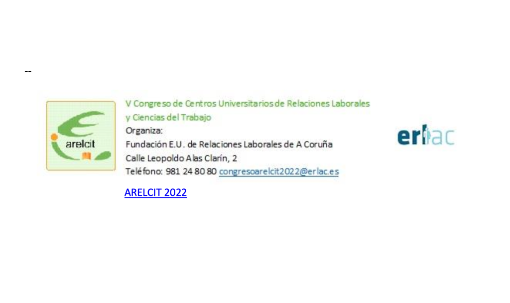 V Congreso de Centros Universitarios de Relaciones Laborales de España